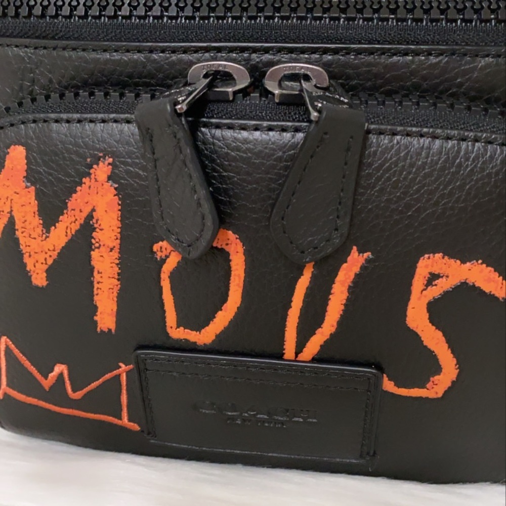 New💃Coach Coach X Jean Michel Basquiat Track Belt Bag - Picture 8 of 14